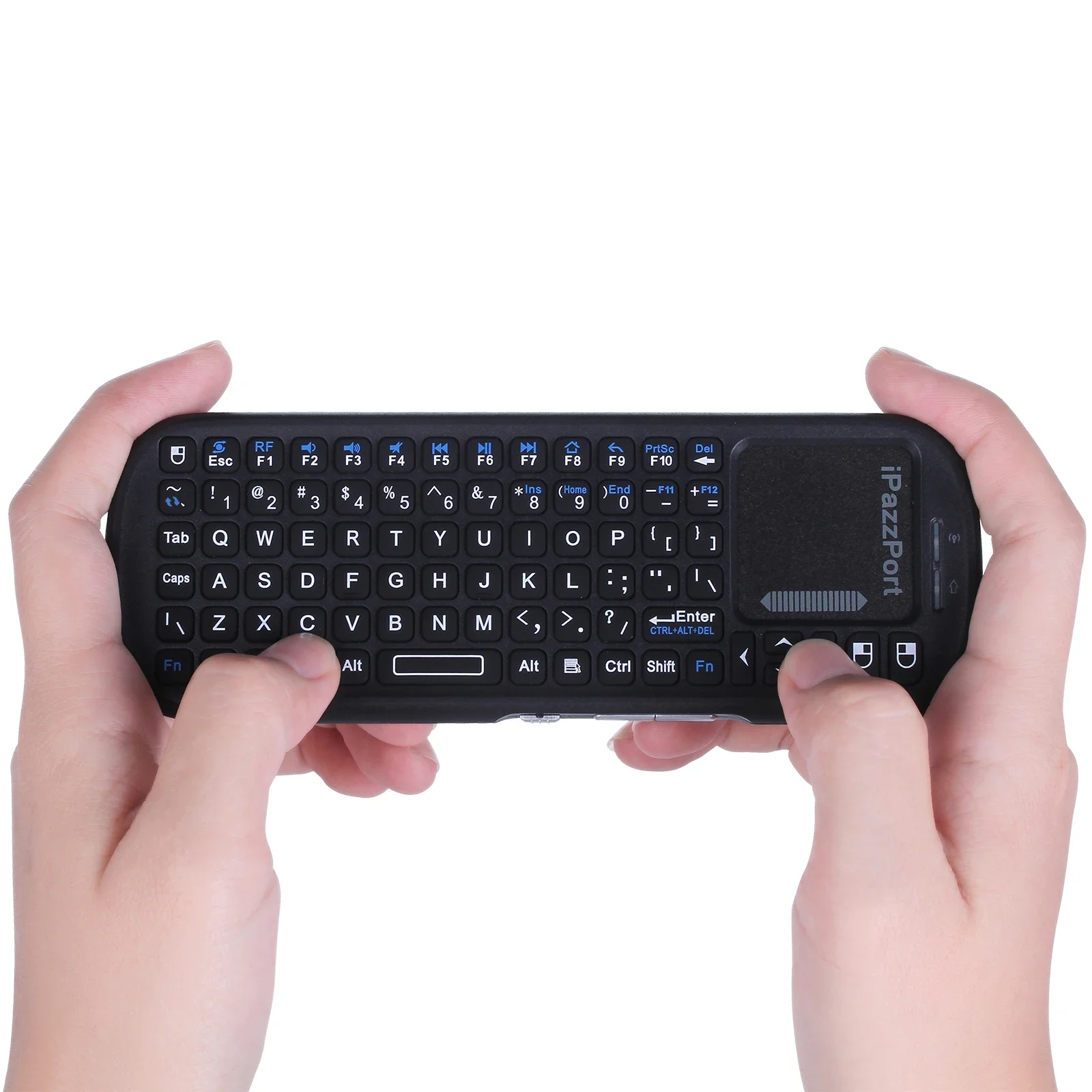 Gaming Keyboard Non Mechanical - iPazzPort Mini Bluetooth＆ 2.4GHz Wireless Keyboard