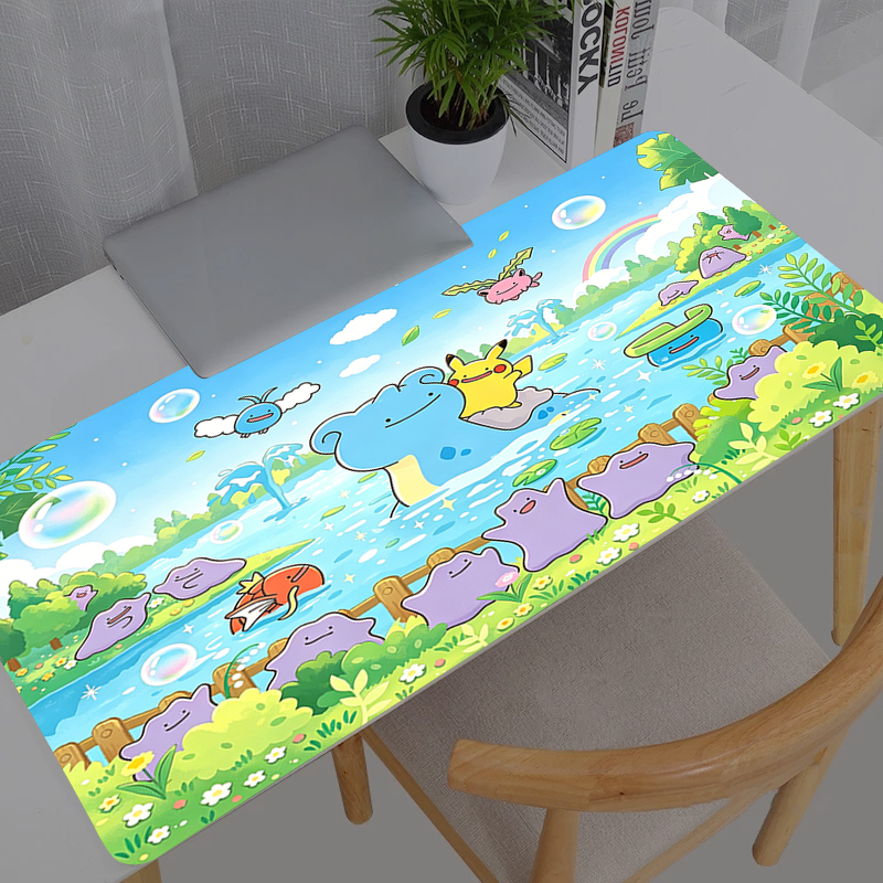 Gaming Keyboard Easy To Clean - Mouse Pad Pokemon Pikachu Anime Durable
