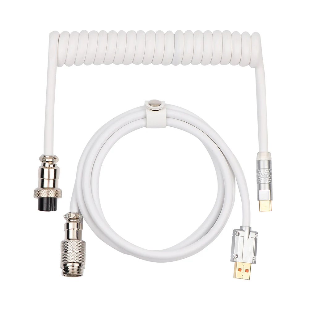 Gaming Keyboard Type C - EPOMAKER Puff Aviator Coiled USB Cable