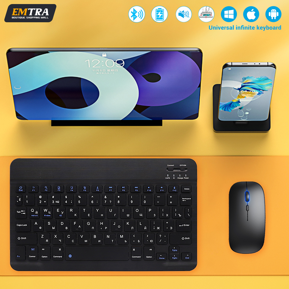 Gaming Keyboard Mechanical Wireless - Bluetooth Keyboard and Mouse For iPad