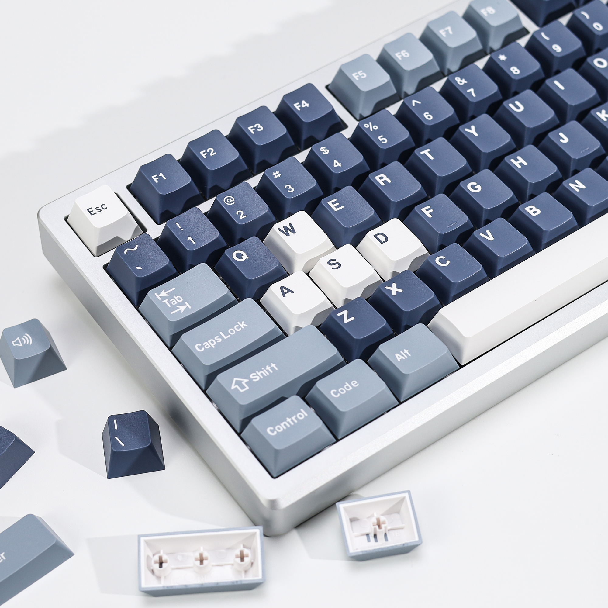Gaming Keyboard Number Pad - KBDiy Fishing Keycaps ISO PBT Cherry