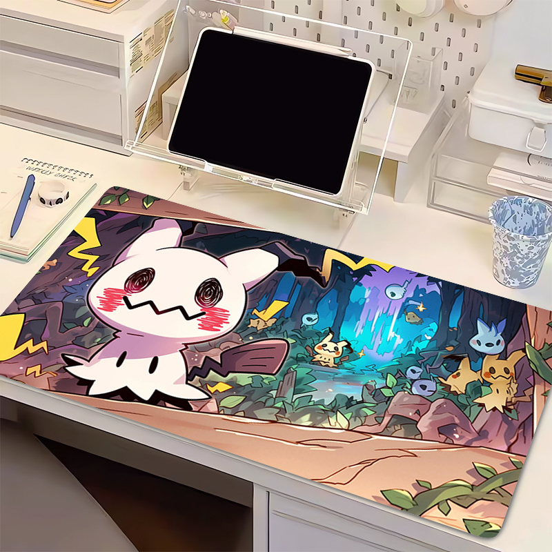 Gaming Keyboard Easy To Clean - Natural Rubber Mouse Pad Pokemon Mimikyu