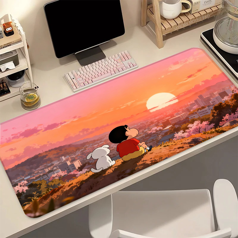 Gaming Keyboard En Mouse - Anime Cartoon Mouse Pad C-Crayon Shin-chans