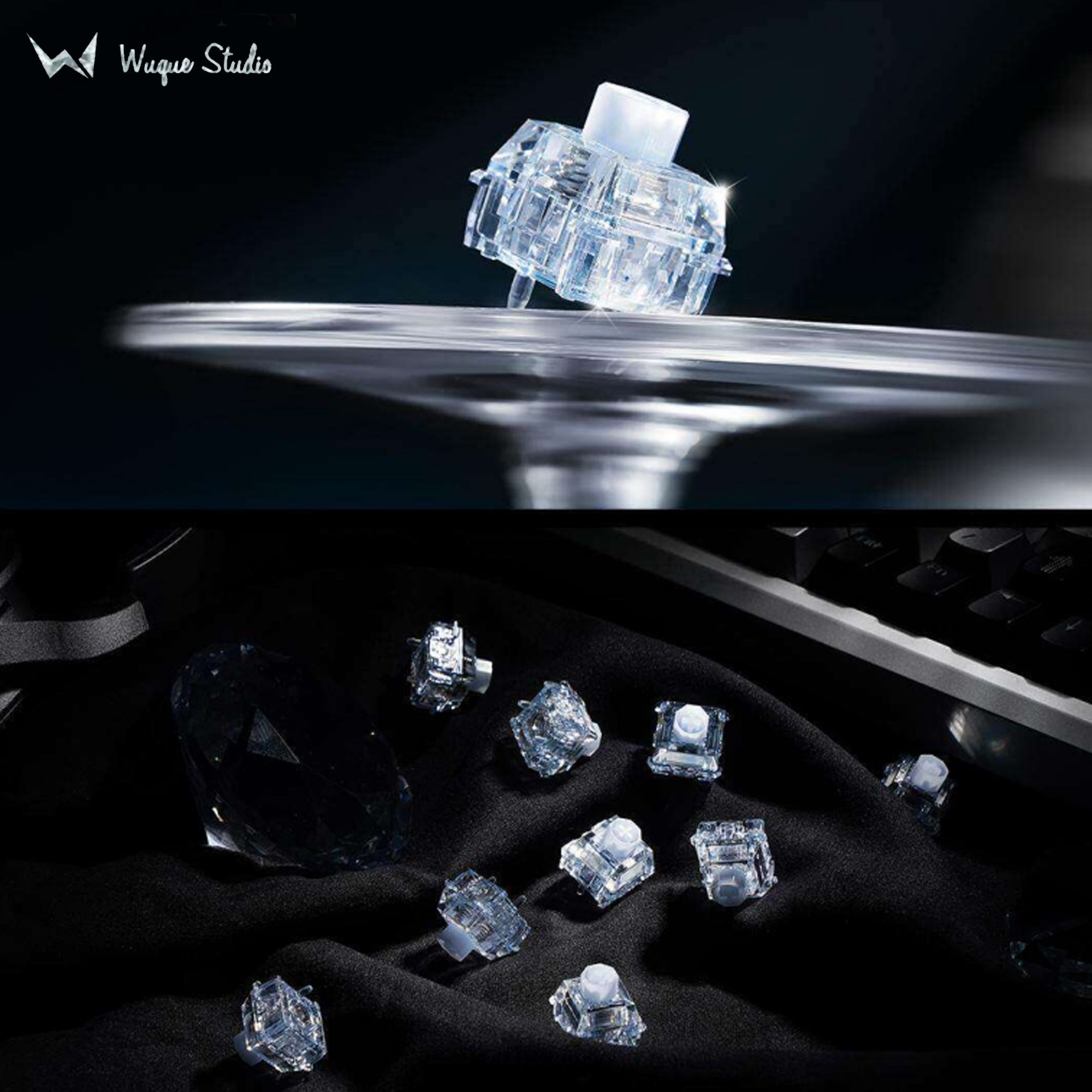 Gaming Keyboard Hall Effect Switches - WS Wuque Studio Babao Diamond Series