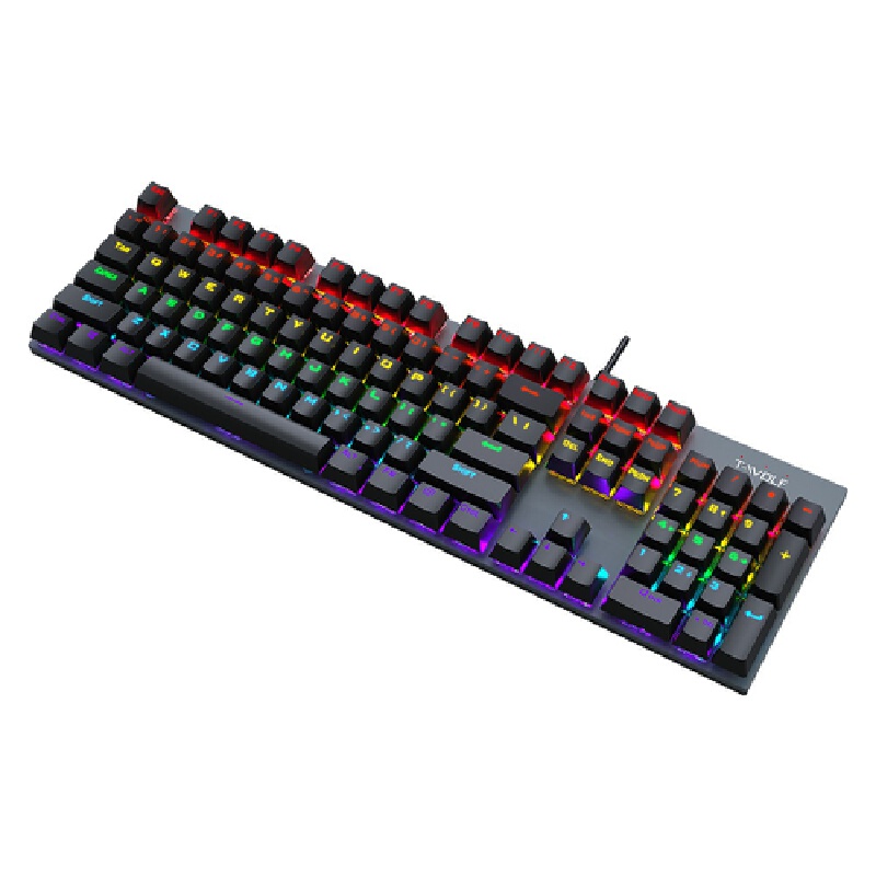 Gaming Keyboard Blue Switches - T-Wolf T18 Mechanical Gaming Keyboard 87