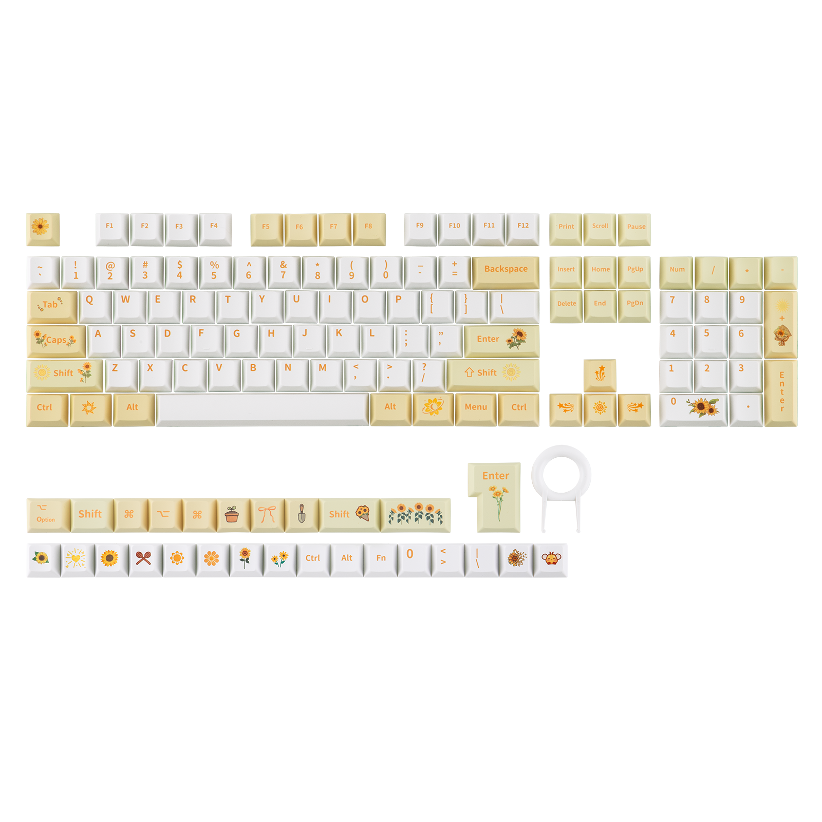 EPOMAKER Sunflower Keycaps Set – Gaming Keyboard Mechanical Wireless recenzja i cena