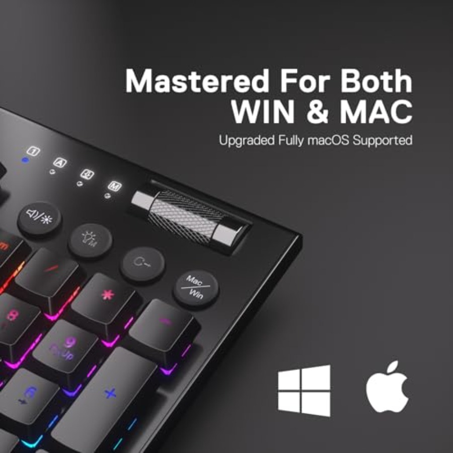 PRO 3-Mode RGB Mechanical Keyb – Keyboard Gaming Mac recenzja i cena