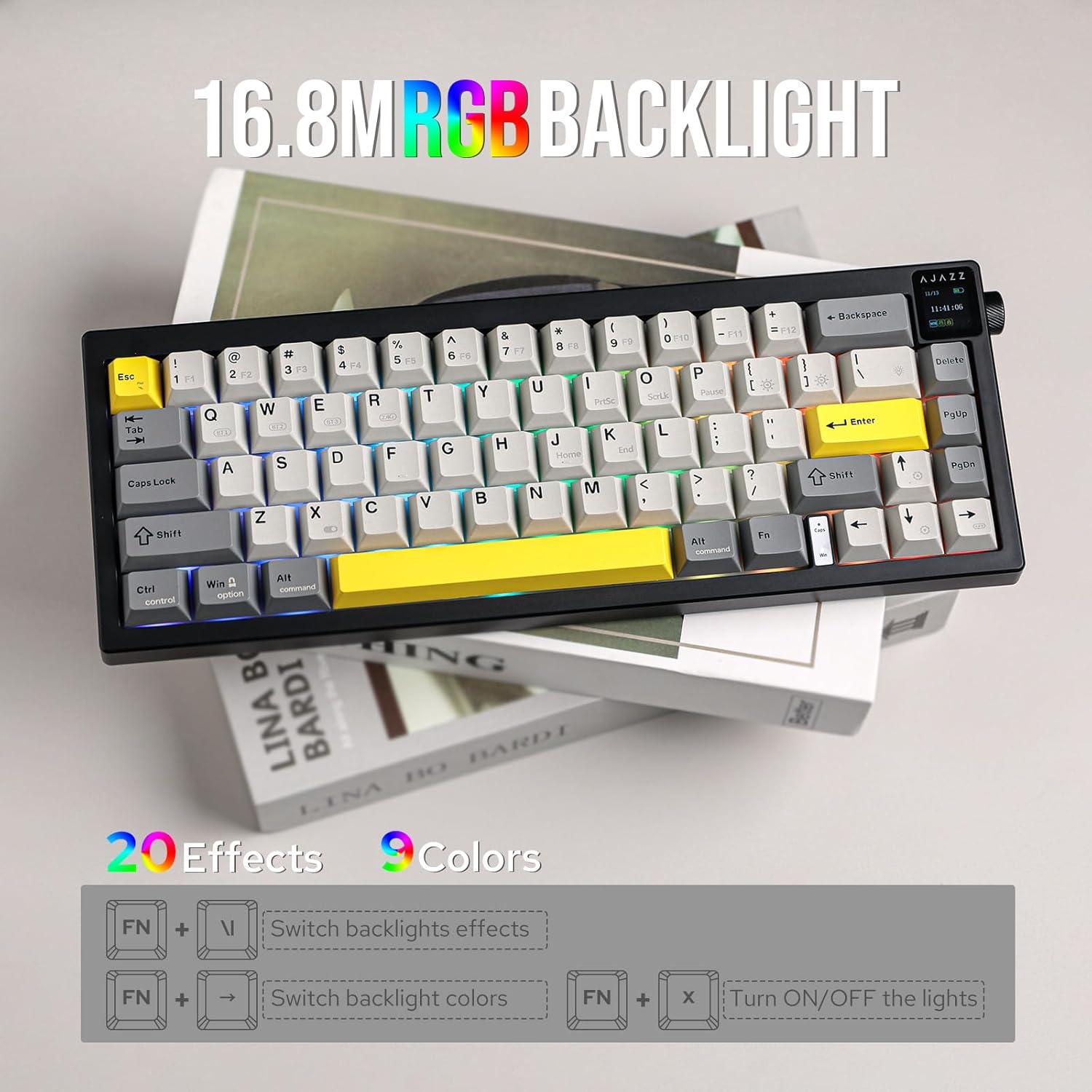 Ajazz AK650 Gaming Mechanical  – Gaming Keyboard Budget recenzja i cena
