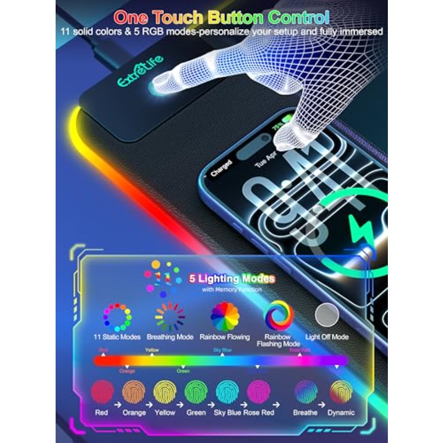 Mouse Pad with 15W Wireless Ch – Gaming Keyboard Number Pad recenzja i cena