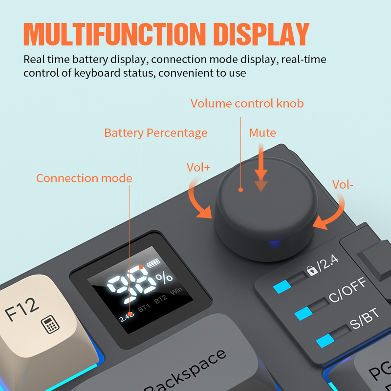 New Dual-Mode 80 Keys Wireless – Gaming Keyboard And Mouse Wireless recenzja i cena