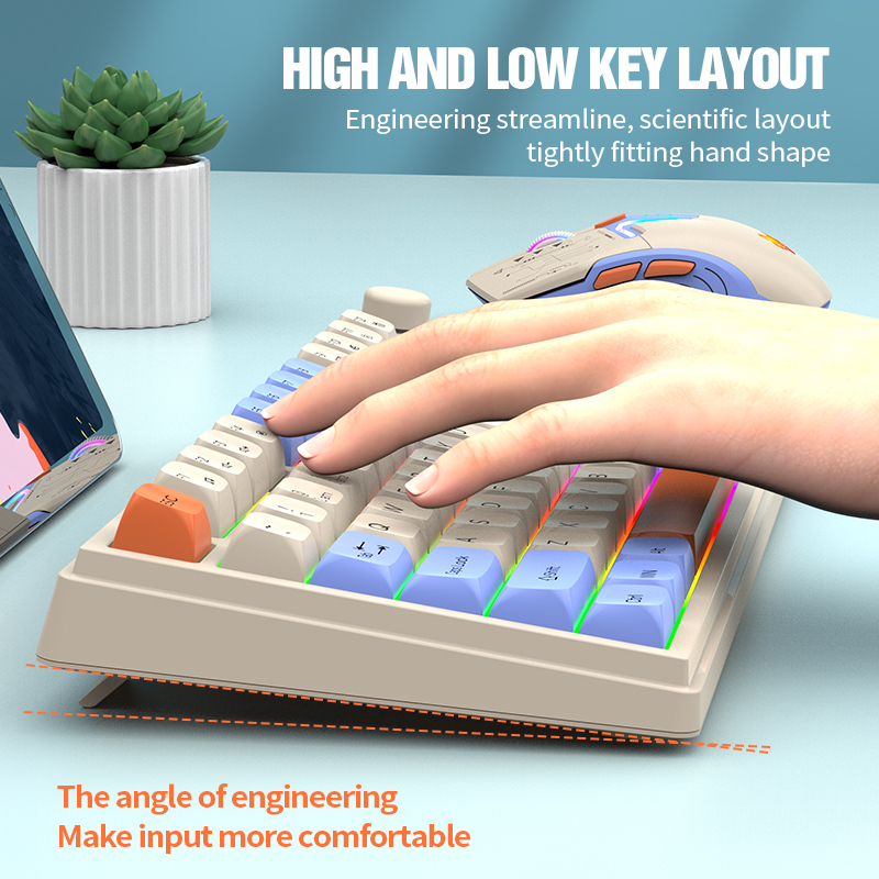 New Dual-Mode 80 Keys Wireless – Gaming Keyboard And Mouse Wireless recenzja i cena