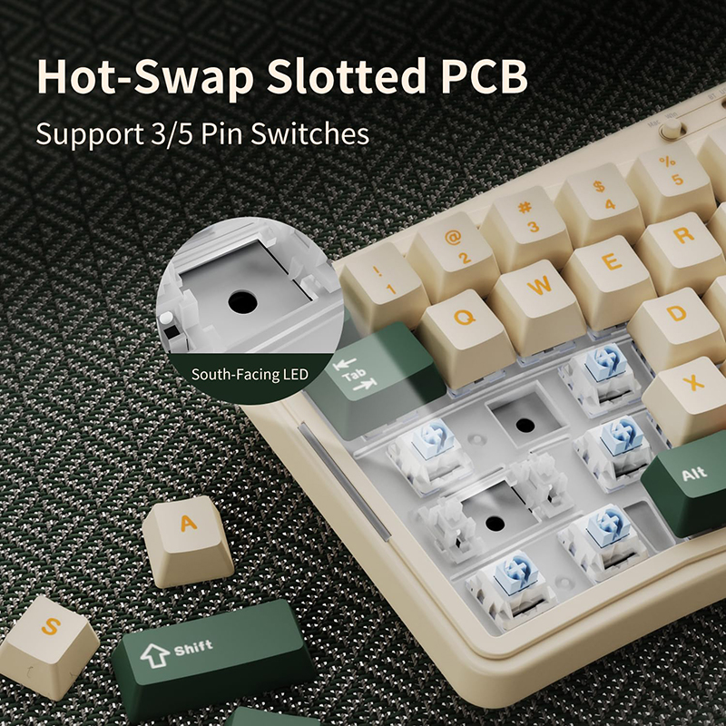 Ajazz AK35I V3/V4 MAX Tri-mode – Keyboard Gaming Mac recenzja i cena