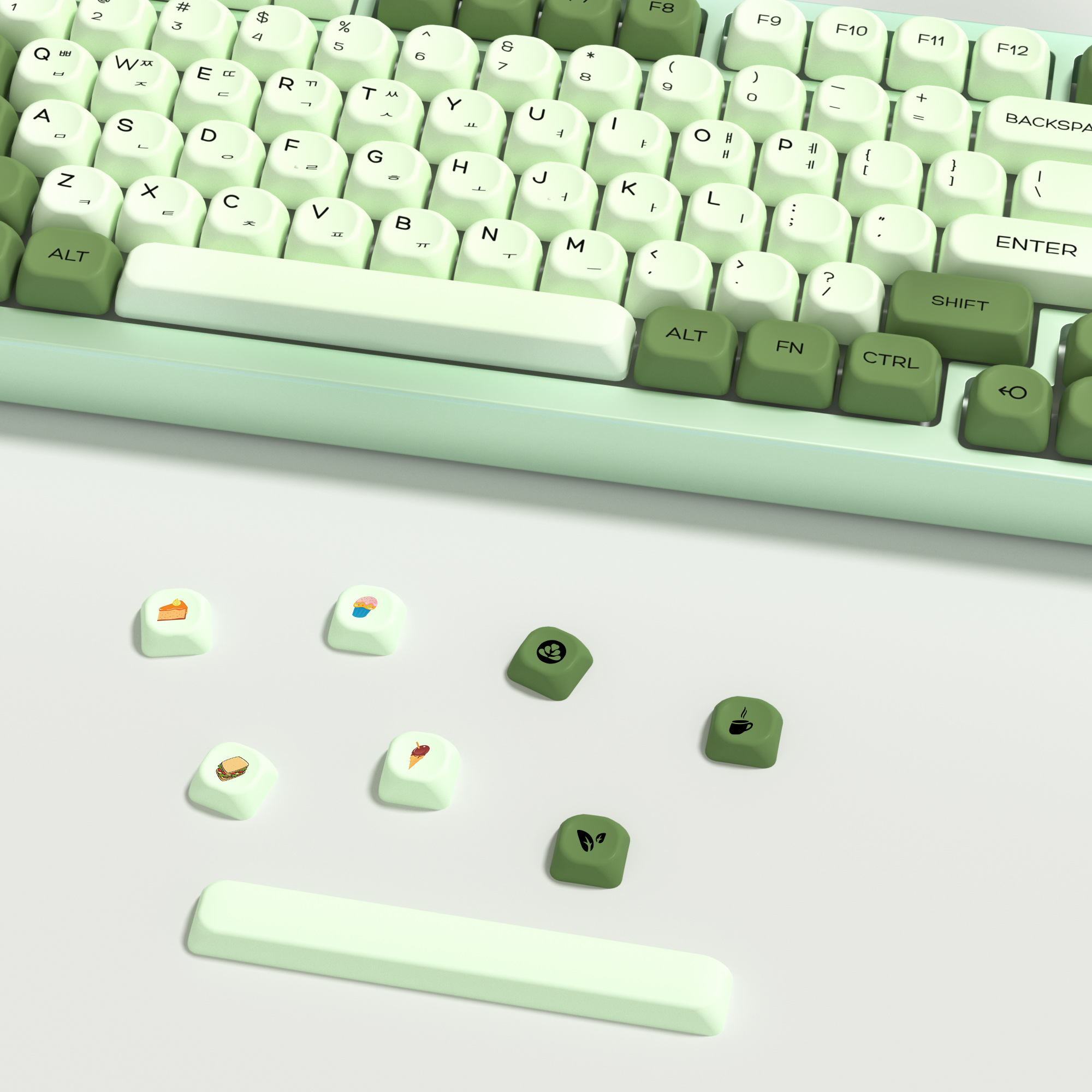 KBDiy Matcha Korean Keycap Gre – Keyboard Gaming Mac recenzja i cena