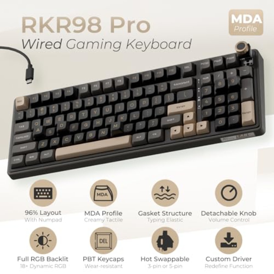 Gaming keyboard with gasket mo – Gaming Keyboard Number Pad recenzja i cena