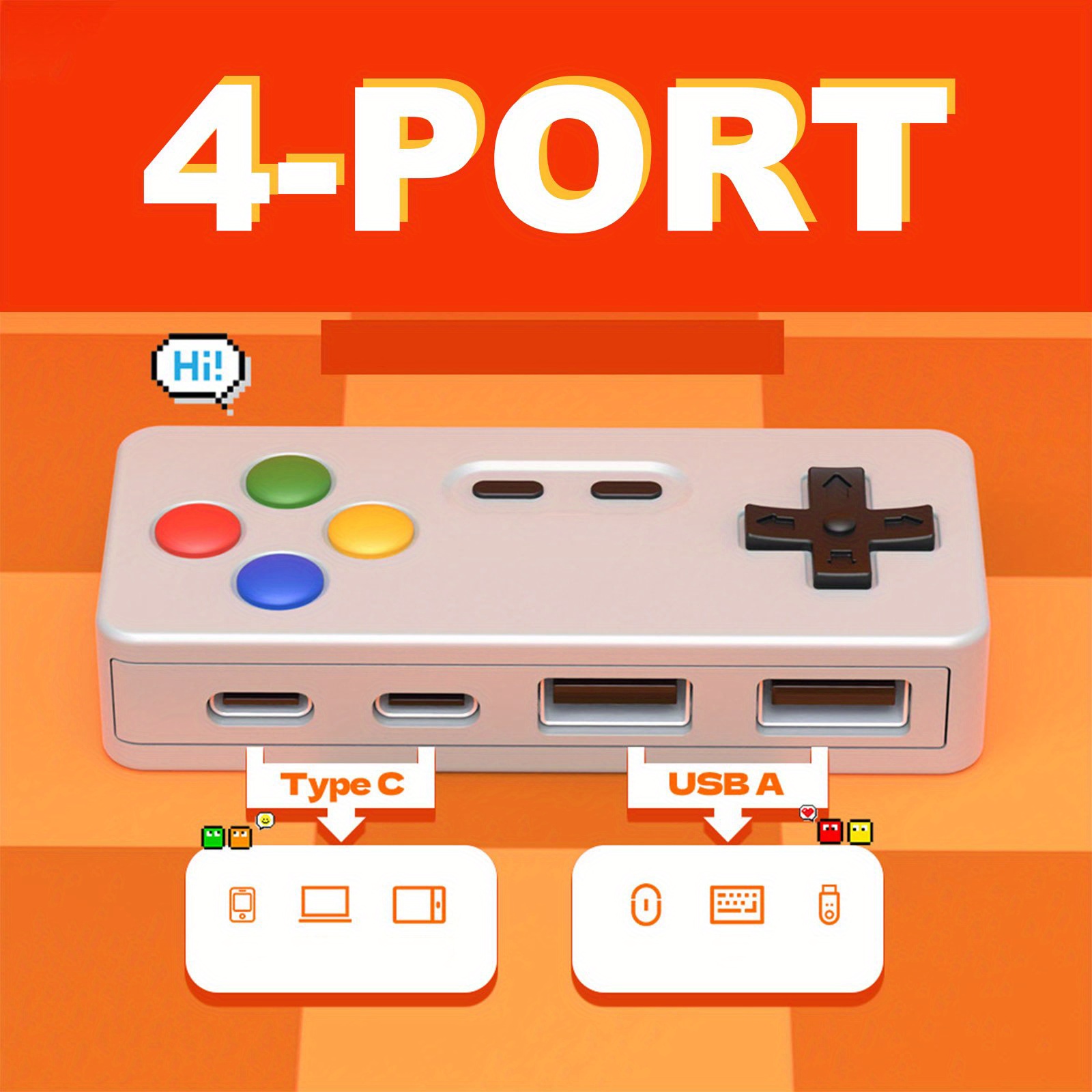 1PC Cartoon USB C Extension Ad – Gaming Keyboard Type C recenzja i cena