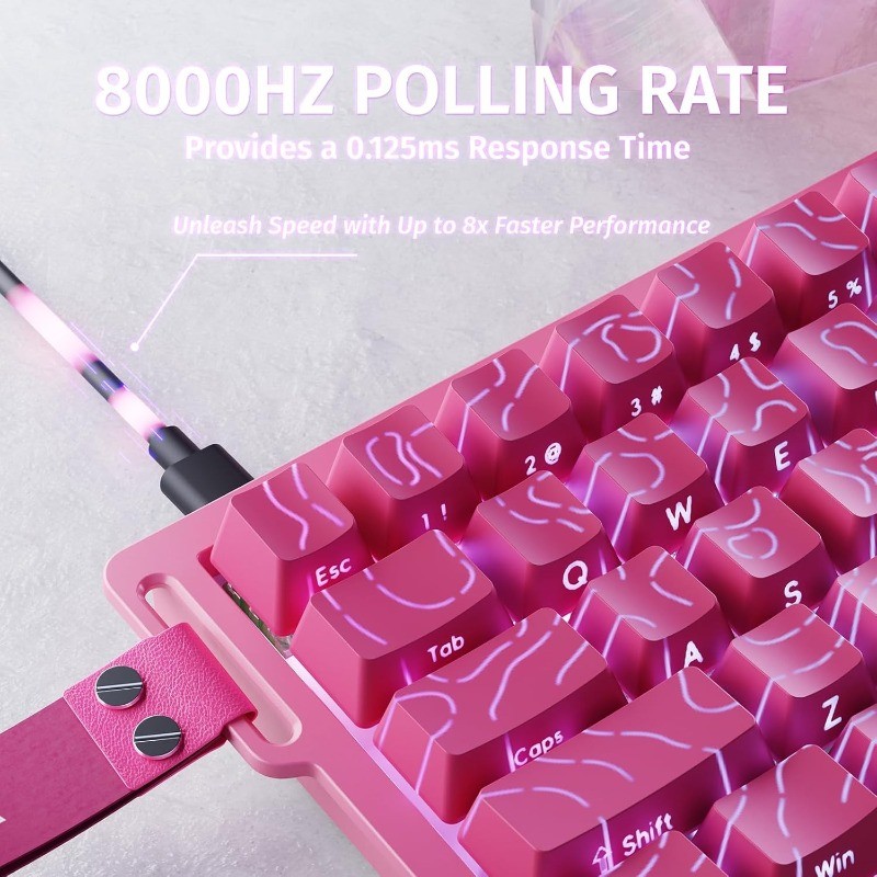 ATTACK SHARK X68 HE 8000Hz Rap – Keyboard Gaming Mac recenzja i cena