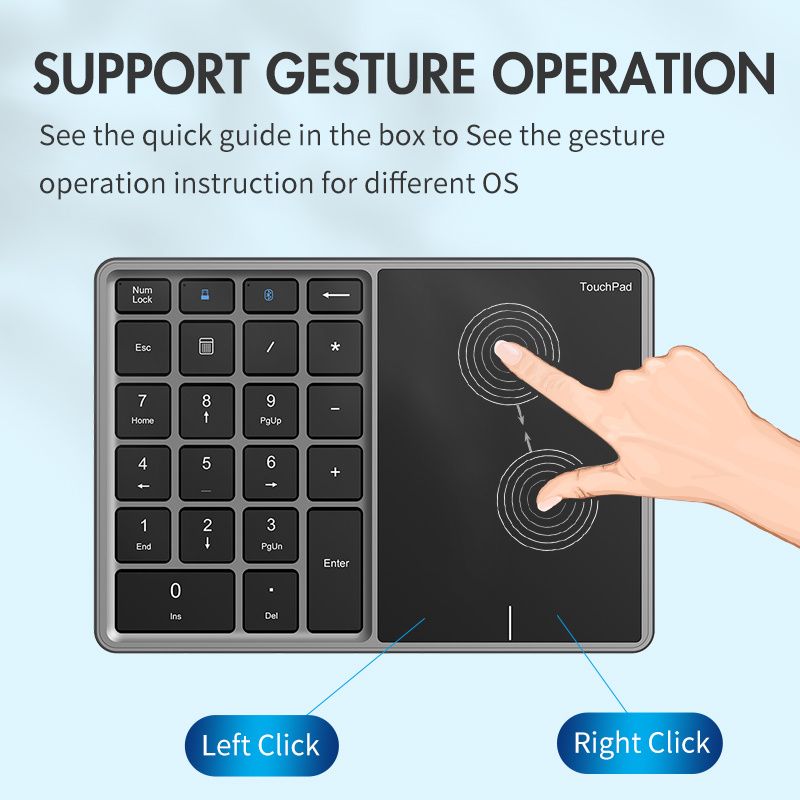 Jomaa Bluetooth Numeric Keyboa – Gaming Keyboard Non Mechanical recenzja i cena