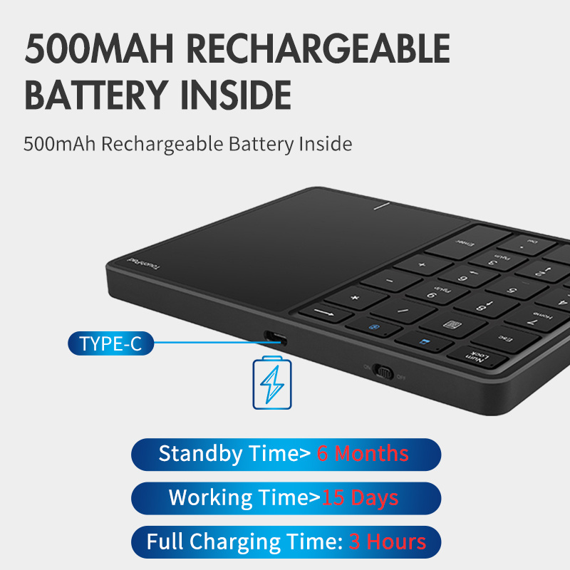 Jomaa Bluetooth Numeric Keyboa – Gaming Keyboard Non Mechanical recenzja i cena