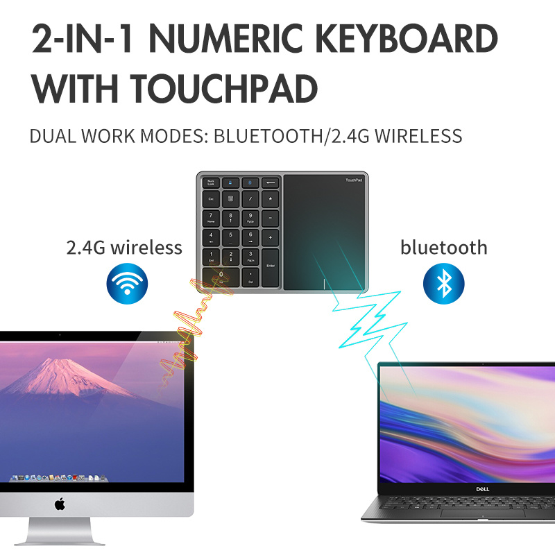 Jomaa Bluetooth Numeric Keyboa – Gaming Keyboard Non Mechanical recenzja i cena