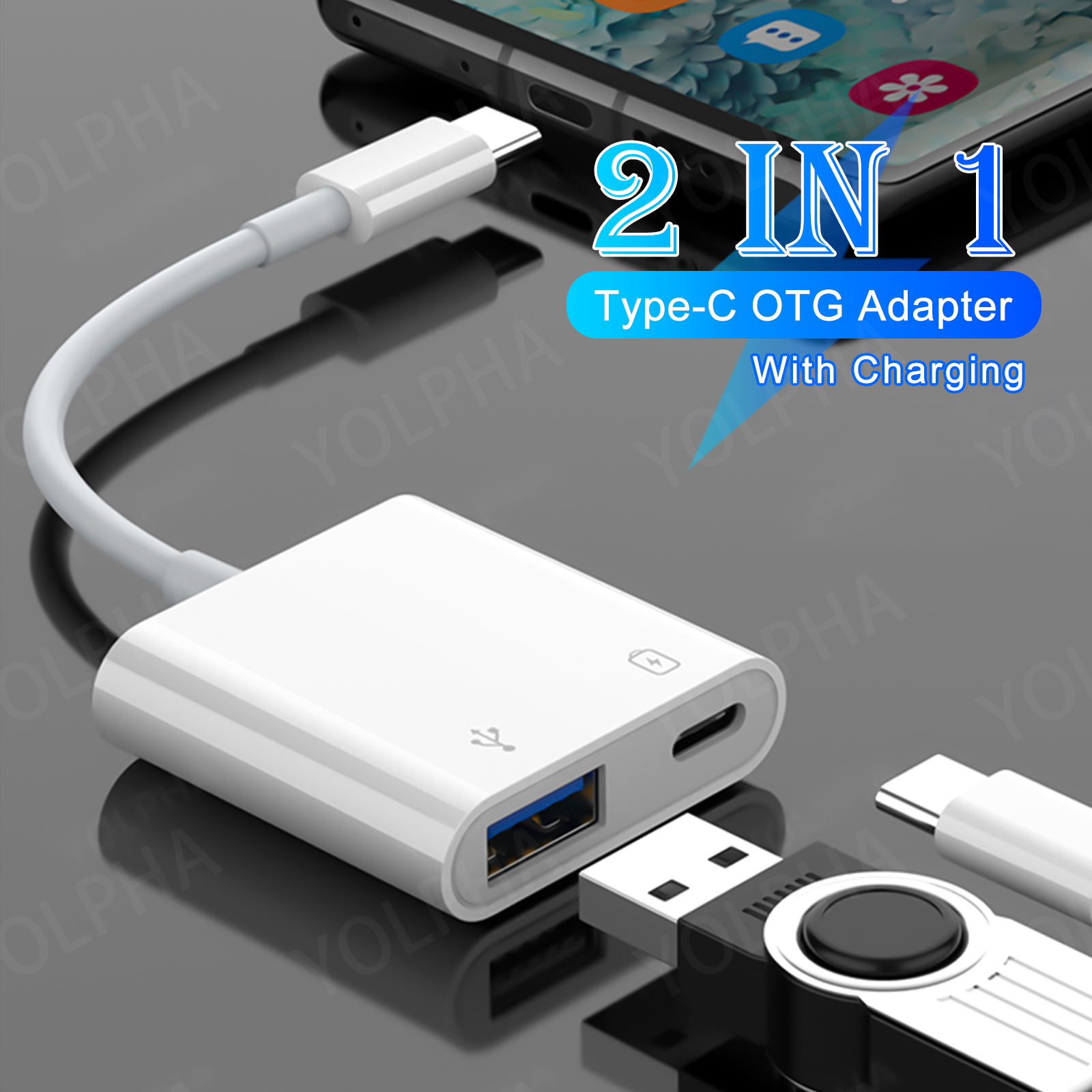 Type c To USB OTG Converter Ad – Gaming Keyboard Type C recenzja i cena
