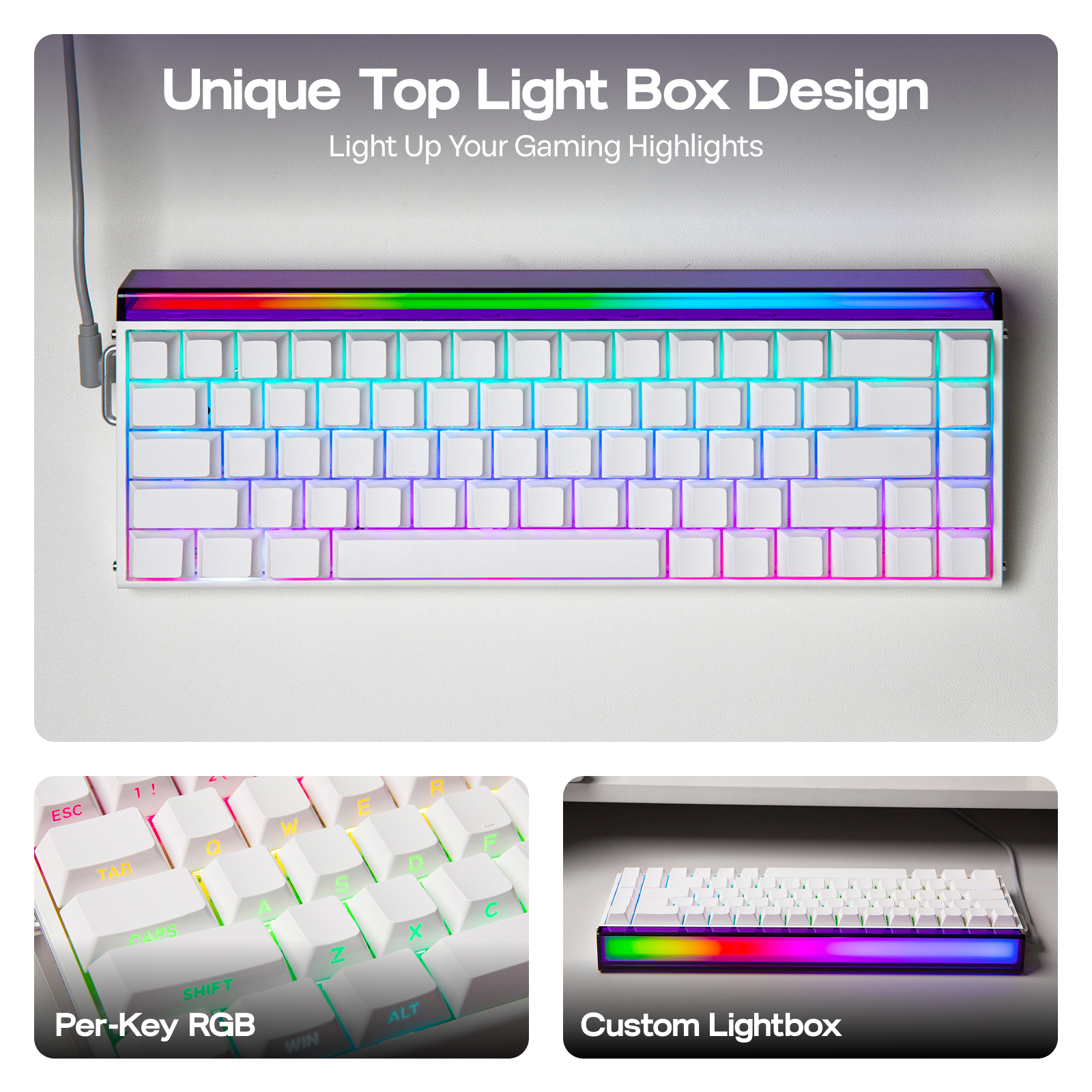 AULA Hero68 HE 65% ANSI QWERTY – Gaming Keyboard Hall Effect Switches recenzja i cena