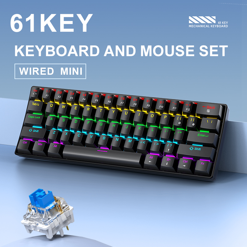 APAYADO K61 Mini Mechanical Ke – Gaming Keyboard Non Mechanical recenzja i cena
