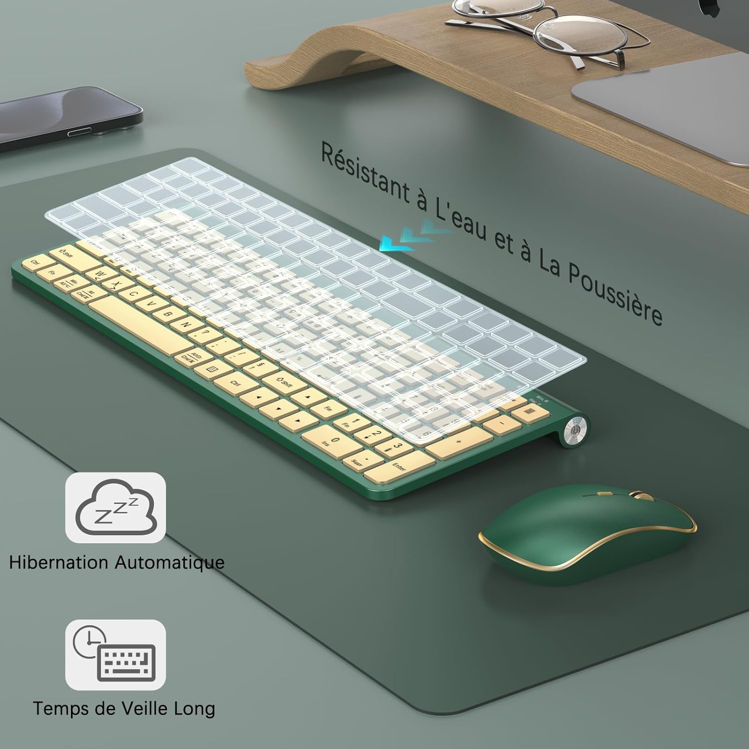 Ergonomic wireless keyboard an – Gaming Keyboard Mouse Wireless recenzja i cena