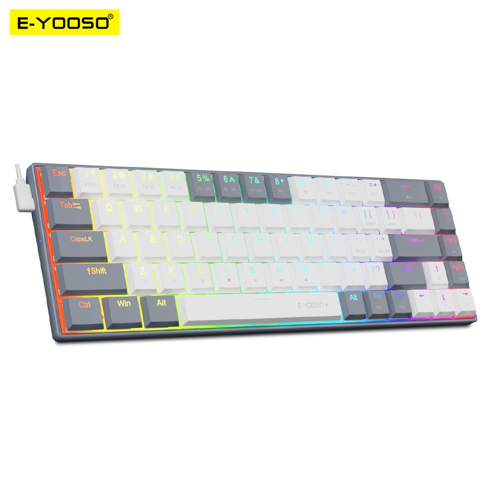 E-YOOSO A68 RGB Mini Slim USB  – Gaming Keyboard E Yooso recenzja i cena