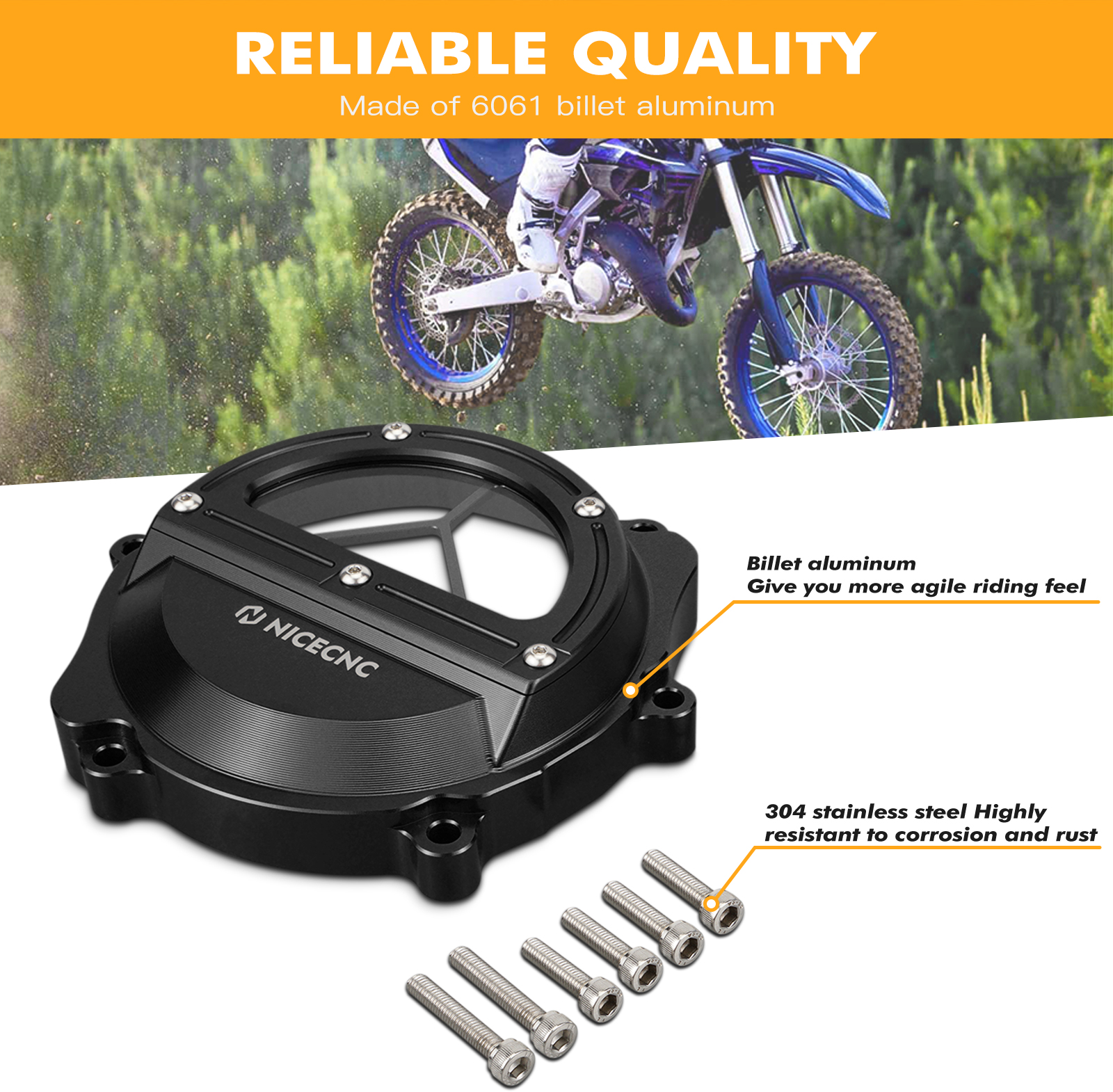 NICECNC For Yamaha YZ85 YZ 85  – Aluminum Case 65 recenzja i cena