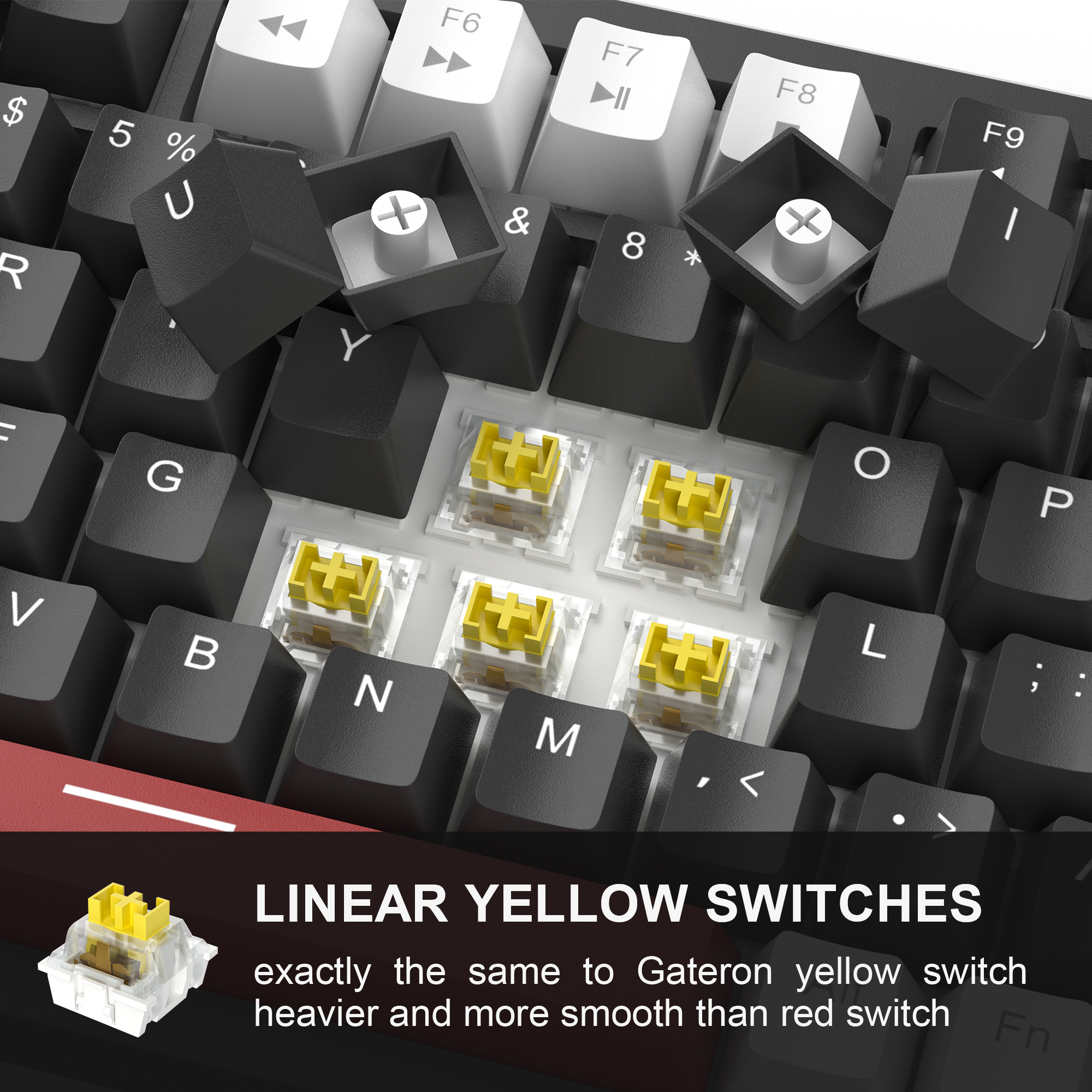 MageGee 75% Mechanical Gaming  – Gaming Keyboard Blue Switches recenzja i cena