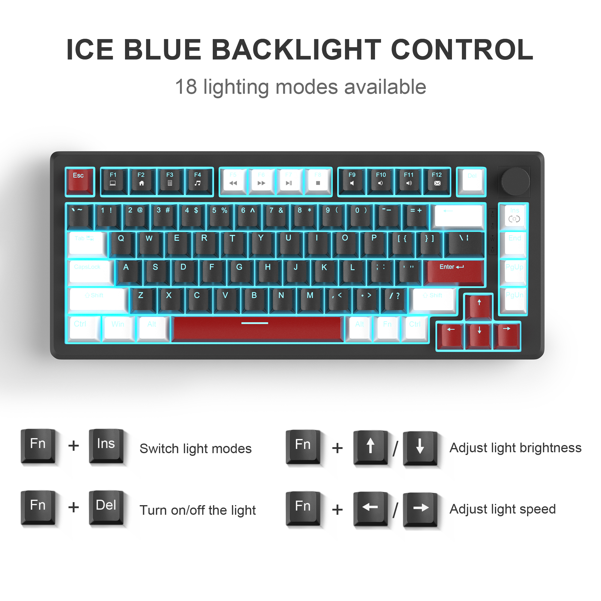 MageGee 75% Mechanical Gaming  – Gaming Keyboard Blue Switches recenzja i cena
