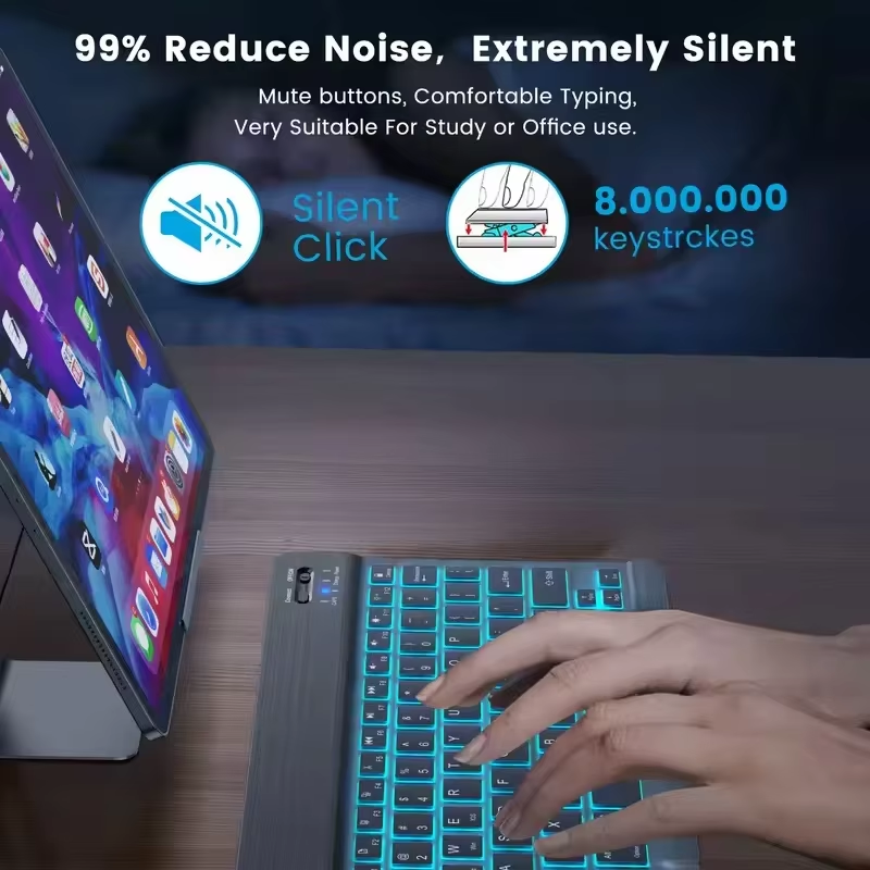 READ YYEAH RGB Backlit Bluetoo – Gaming Keyboard Mouse Wireless recenzja i cena