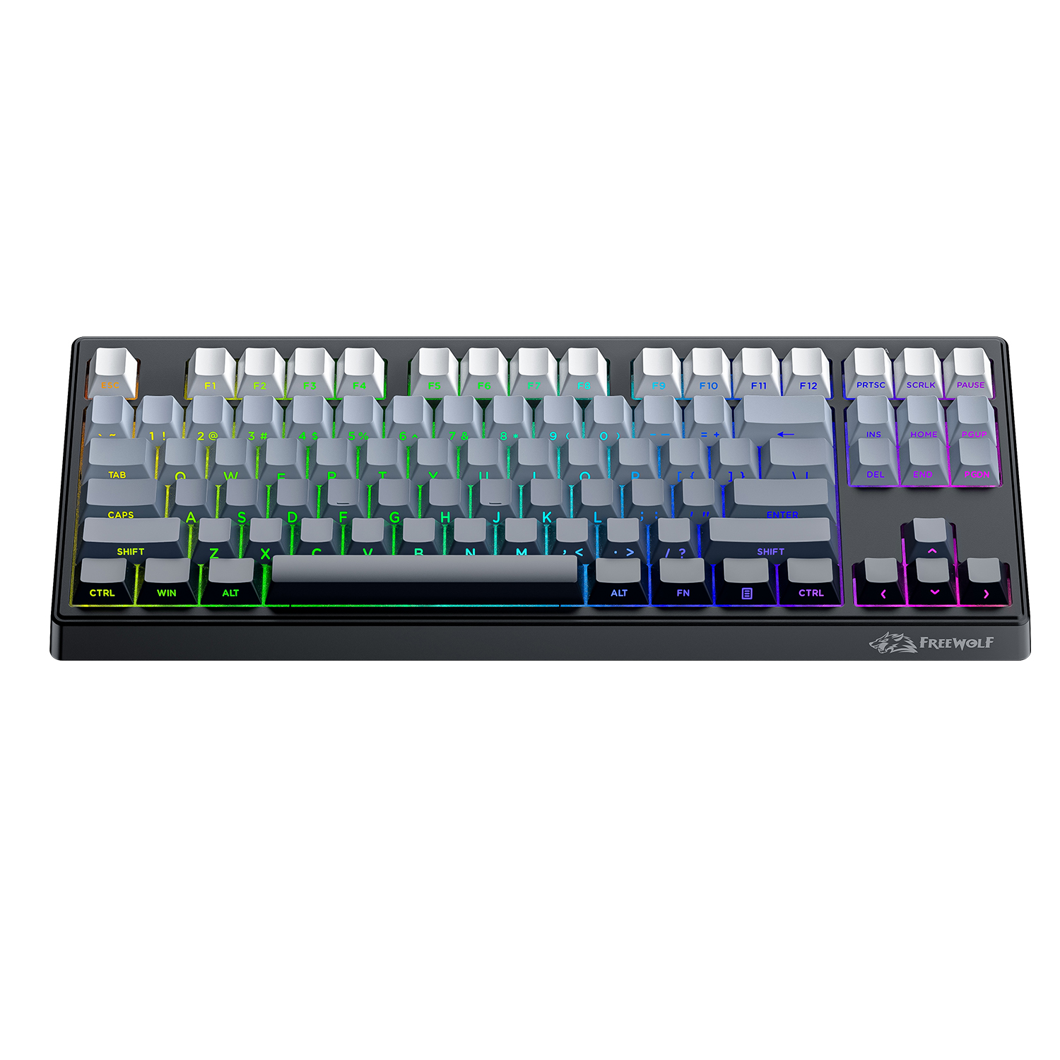 FREEWOLF M87 V2 87 Keys RGB Me – Keyboard Gaming Mac recenzja i cena