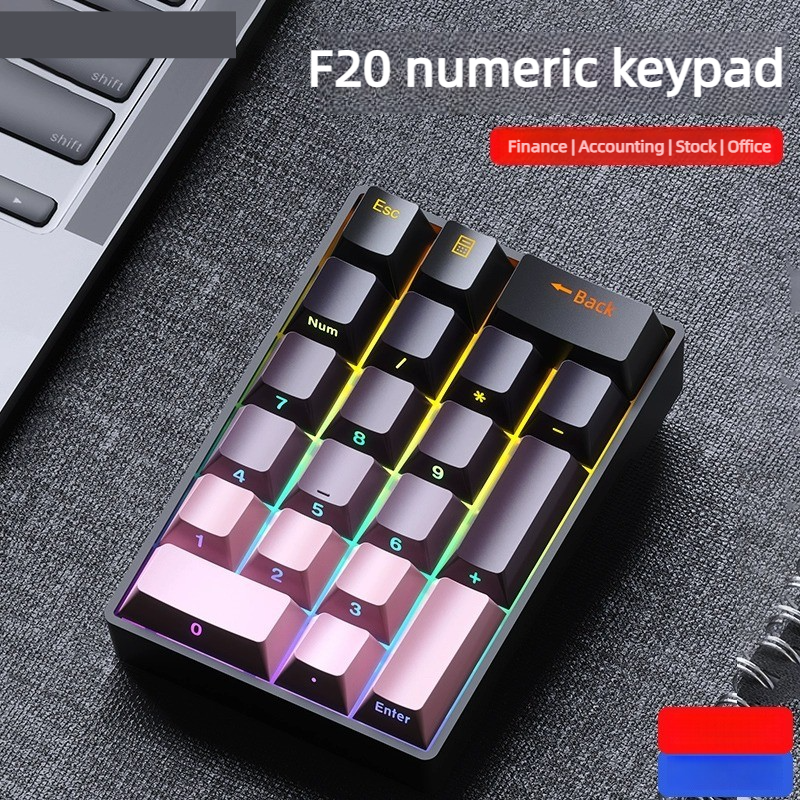 F20 20 Keys Pad Mechanical Num – Gaming Keyboard Number Pad recenzja i cena