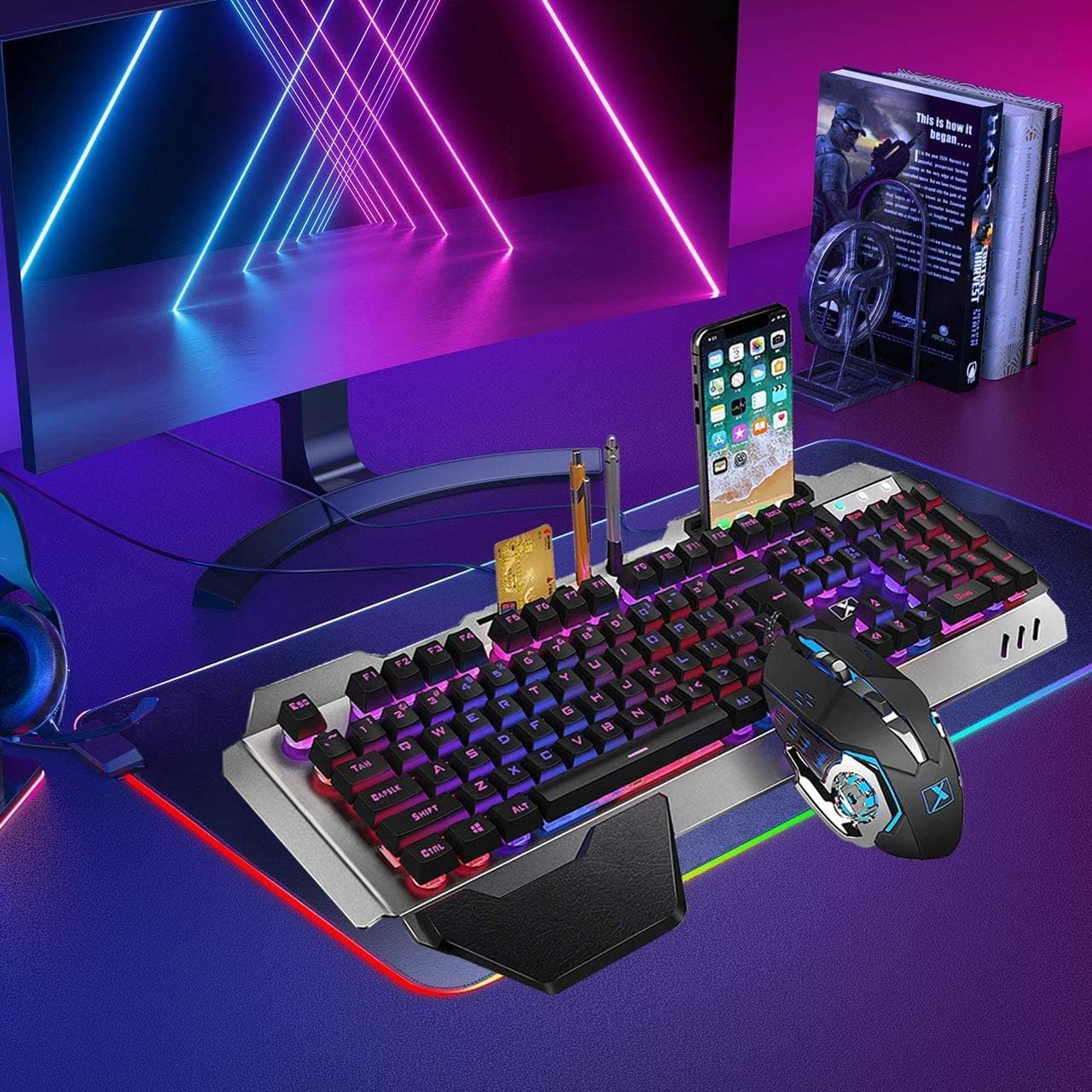 RGB Gaming Keyboard Mouse Comb – Gaming Keyboard Number Pad recenzja i cena