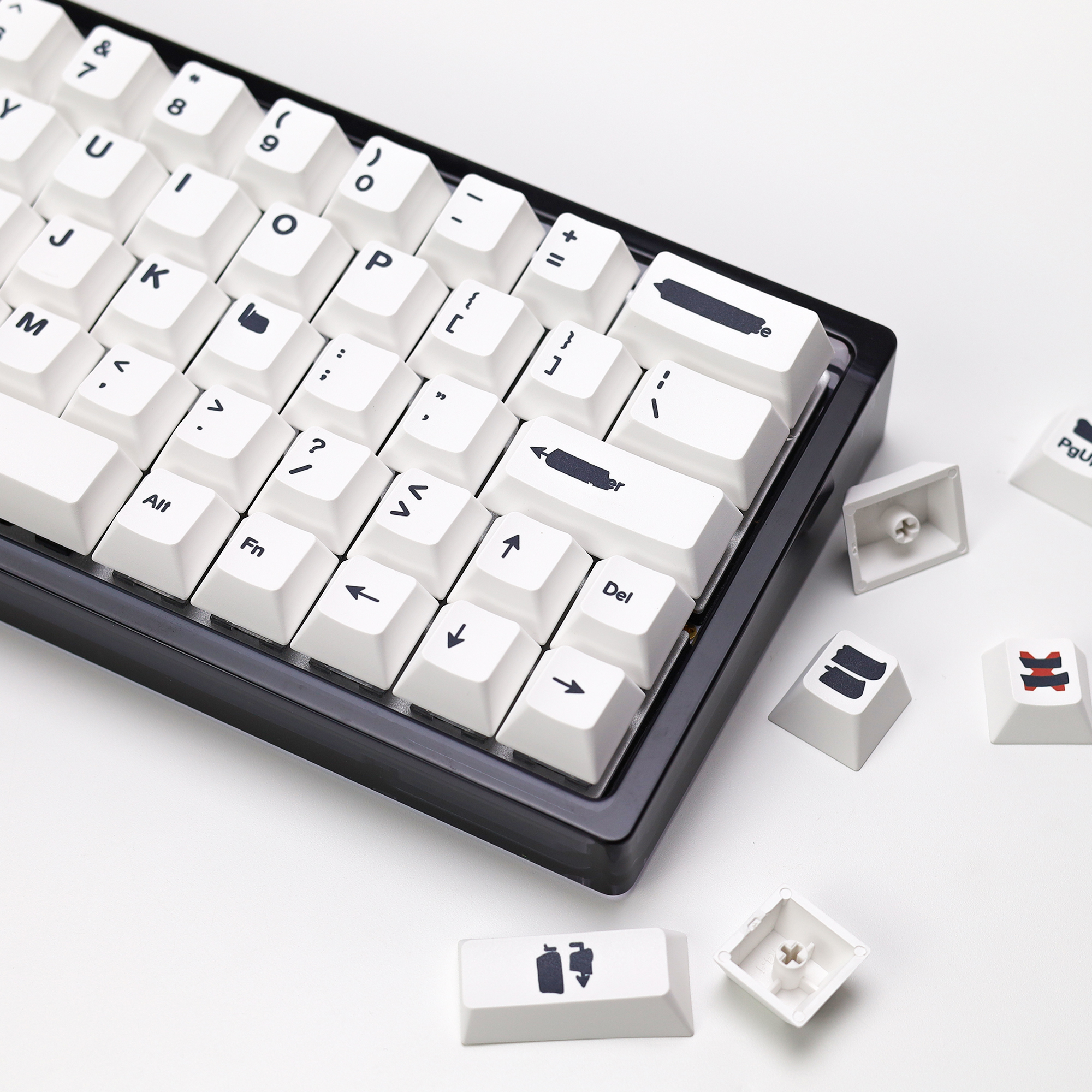 KBDiy Retro GMK Redacted Keyca – Gaming Keyboard Number Pad recenzja i cena