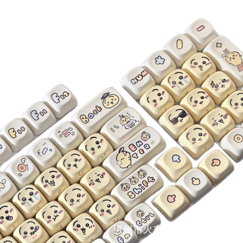 Chiikawa Cute Emoji Keycap Set – Gaming Keyboard Emoji recenzja i cena
