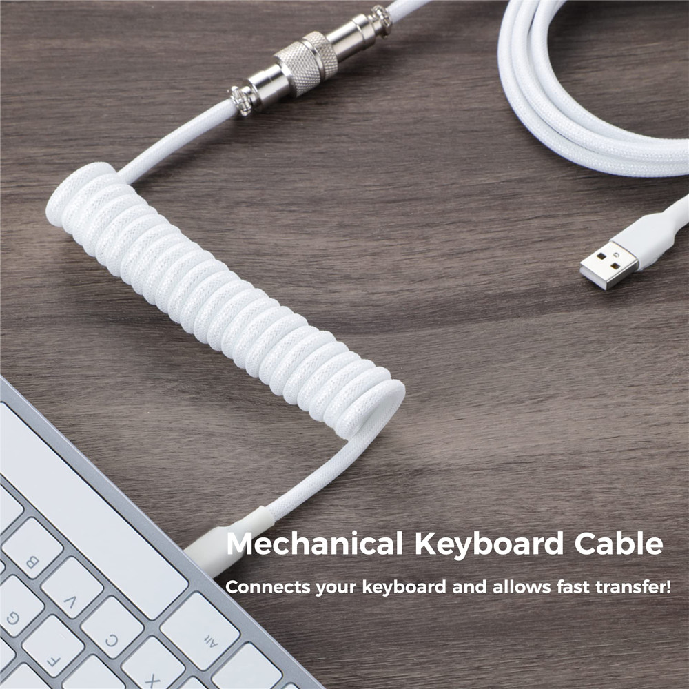 Mechanical Keyboard Coiled Cab – Gaming Keyboard Type C recenzja i cena