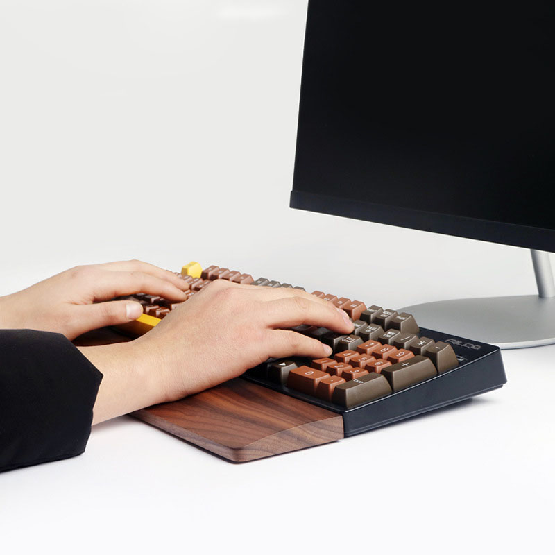 One-Hand Oak Walnut Wooden Key – Gaming Keyboard Number Pad recenzja i cena