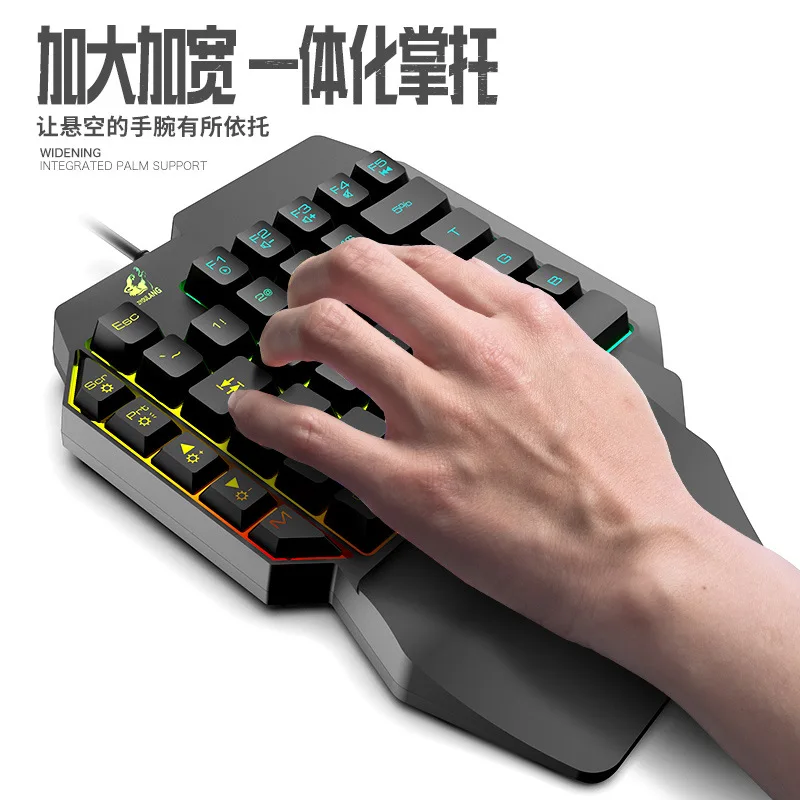 K15 one-handed keyboard Gun Go – Gaming Keyboard Ebay recenzja i cena