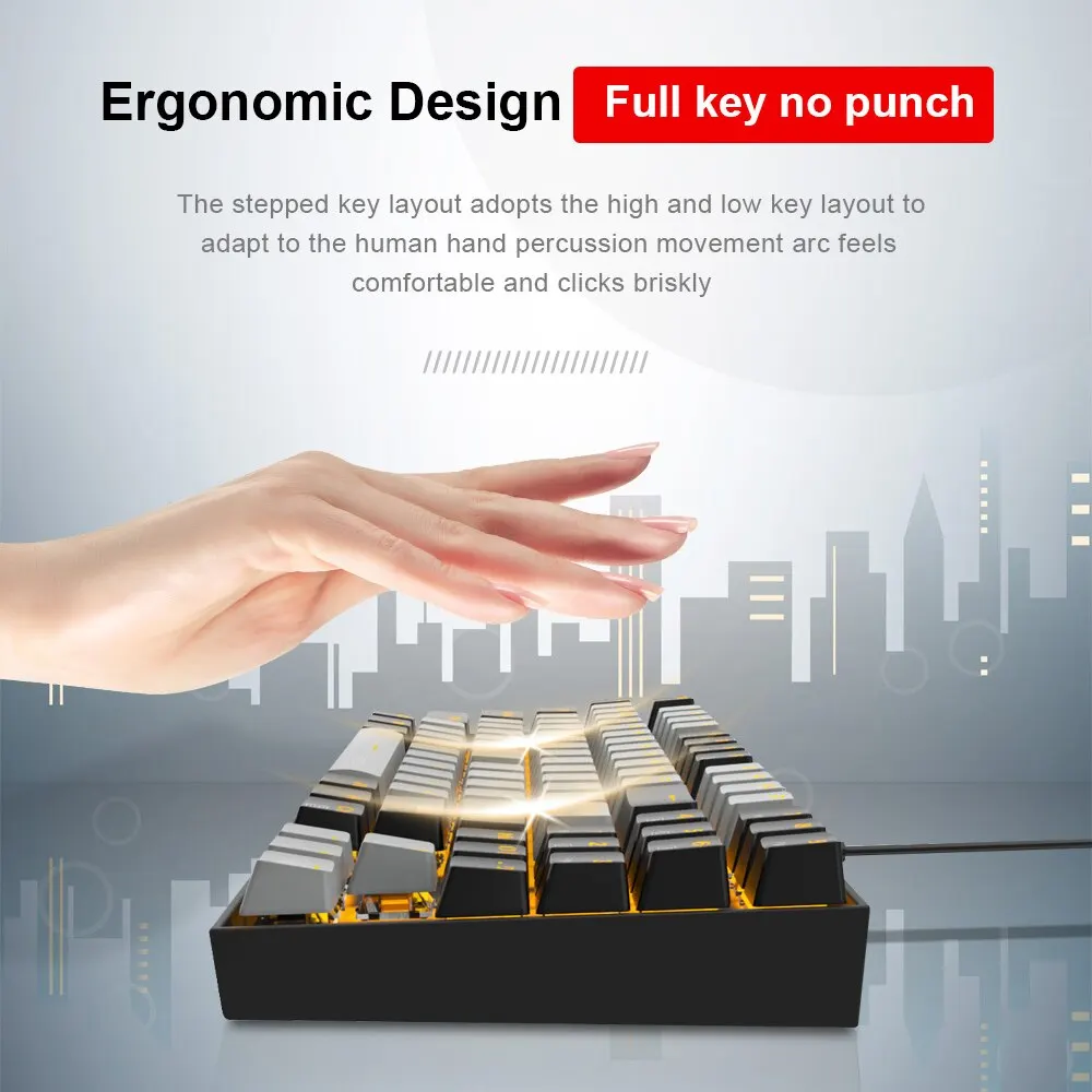 E-YOOSO Z13 USB Mechanical Gam – Gaming Keyboard E Yooso recenzja i cena