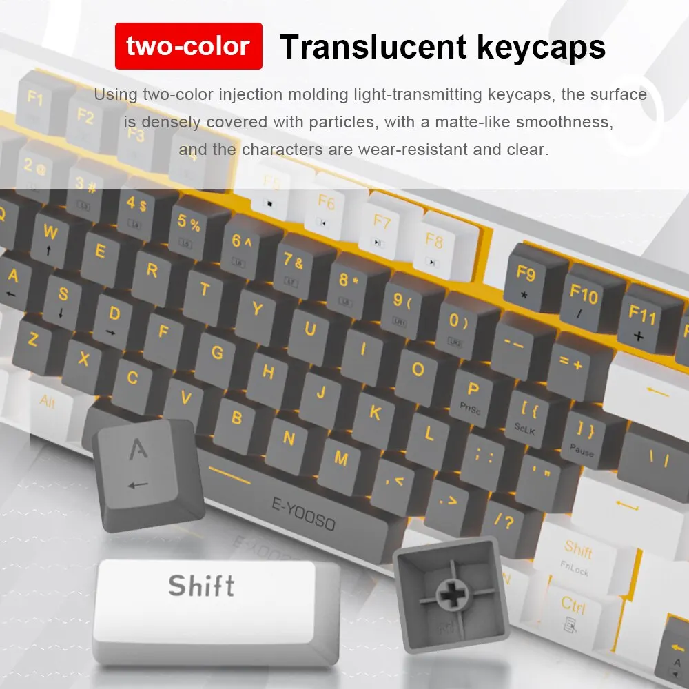 E-YOOSO Z13 USB Mechanical Gam – Gaming Keyboard E Yooso recenzja i cena