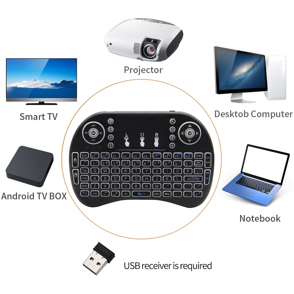 Backlit English Russian French – Gaming Keyboard Mouse Wireless recenzja i cena