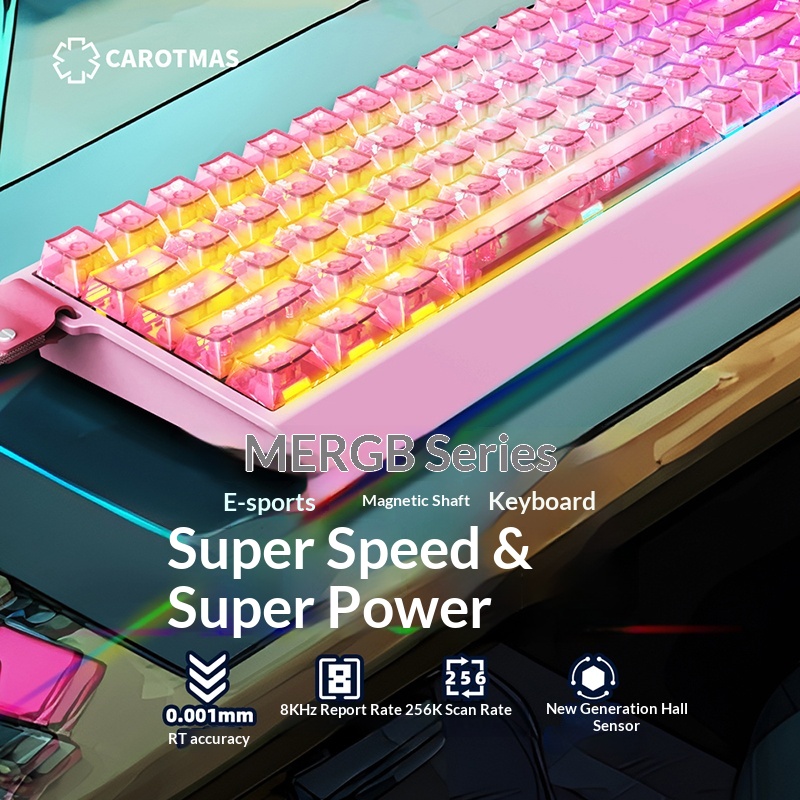 CAROTMAS Mercury68 Gaming Keyb – Gaming Keyboard Hall Effect Switches recenzja i cena