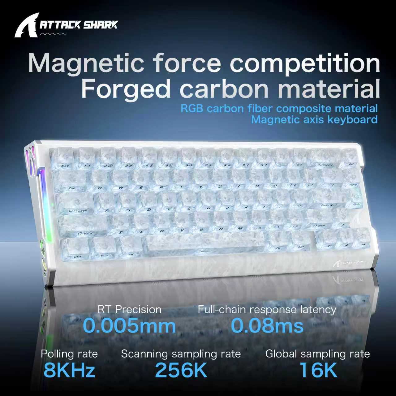 ATTACK SHARK R68 HE  magnetic  – Keyboard Gaming Mac recenzja i cena