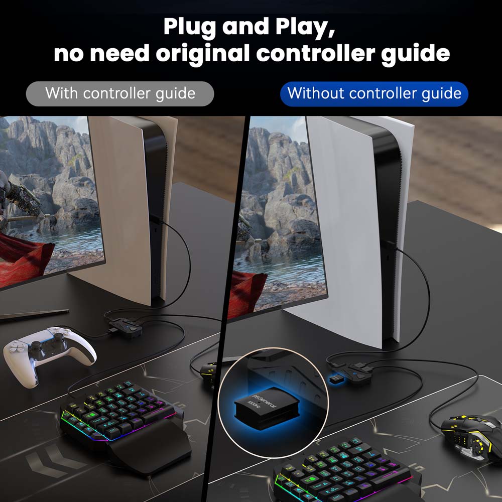 for PS5 Gaming Keyboard Mouse  – Gaming Keyboard Type C recenzja i cena