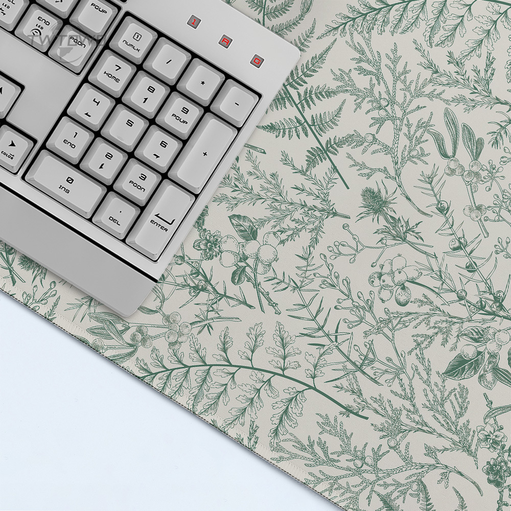 Mouse Pad Gaming Green Flower  – Gaming Keyboard Non Mechanical recenzja i cena