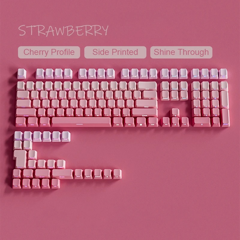 133 Keys Double Shot Shine Thr – Gaming Keyboard Typewriter recenzja i cena