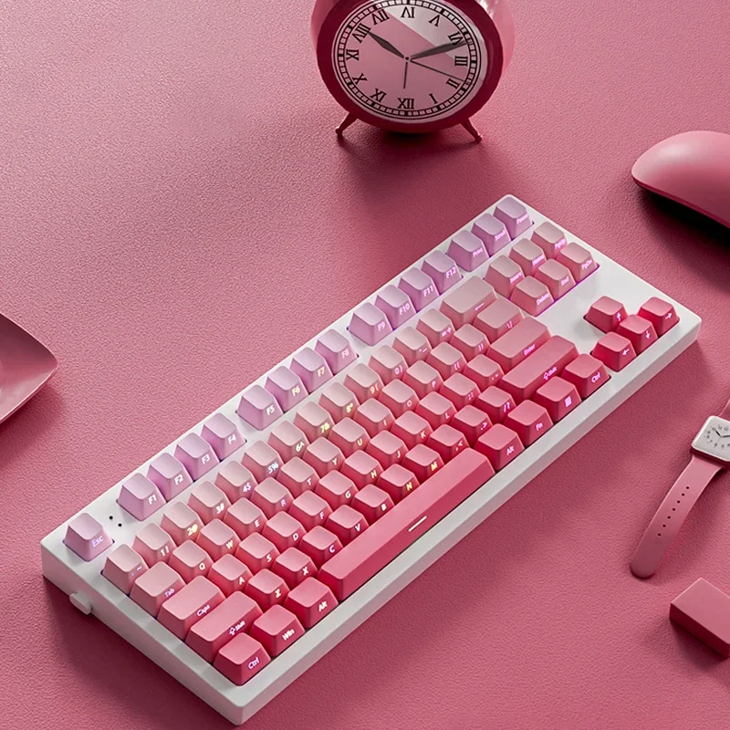 133 Keys Double Shot Shine Thr – Gaming Keyboard Typewriter recenzja i cena