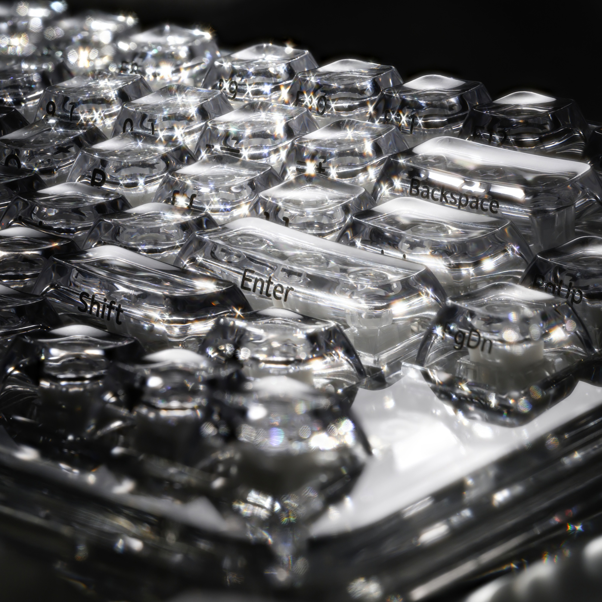 XVX Crystal Transparent SA Pro – Gaming Keyboard Typewriter recenzja i cena